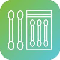 Cotton Swabs Vector Icon Style