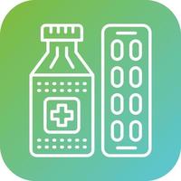 Antibiotic Vector Icon Style