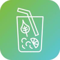 mojito vector icono estilo