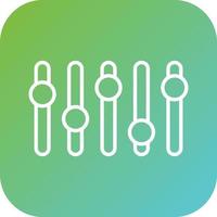 Audio Mixing Vector Icon Style