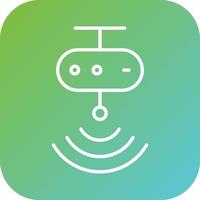 Motion Sensor Vector Icon Style