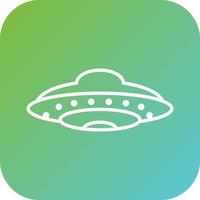 UFO Vector Icon Style