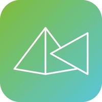 Prism Vector Icon Style