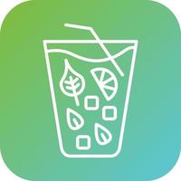 Mojito Vector Icon Style