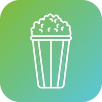 Popcorn Vector Icon Style