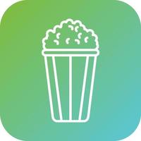 Popcorn Vector Icon Style