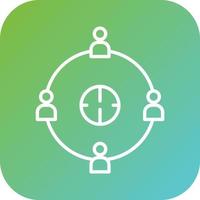 User Connection Vector Icon Style