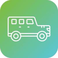 Suv Vector Icon Style