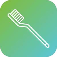 Tooth Brush Vector Icon Style