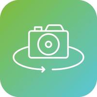 Front Camera Vector Icon Style