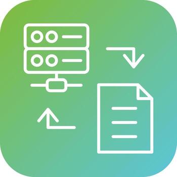 File Backup Vector Icon Style