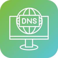 DNS Vector Icon Style