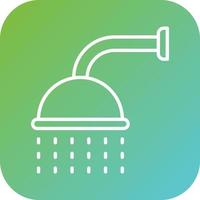 Shower Head Vector Icon Style