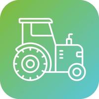 Tractor Vector Icon Style