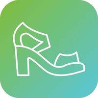 Sandal Vector Icon Style
