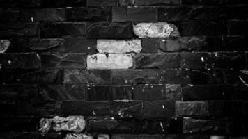 Wall texture background, black background photo