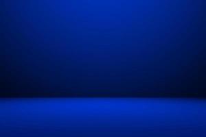 Abstract dark blue room background design photo