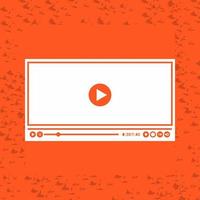 Video Player Vector Icon
