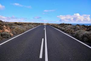 Road in the countryside photo