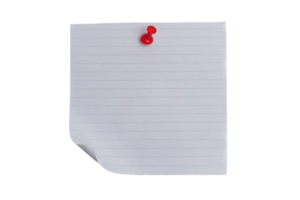 klebrig Hinweis Papier transparent png