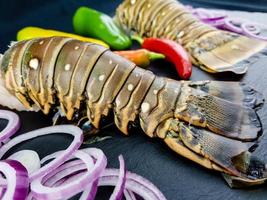 especial Mariscos cangrejo de río o langosta foto