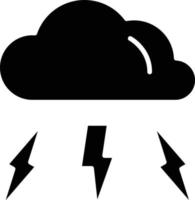 vector diseño tormenta icono estilo