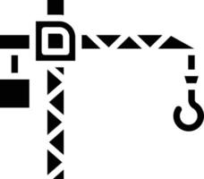 Tower Crane Vector Icon Style