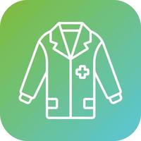 Doctor Coat Vector Icon Style