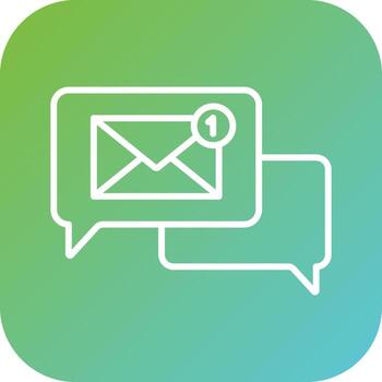 Message Vector Icon Style