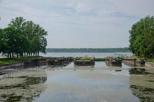 03.07.2023 Shlisselburg, Leningrad Region. Staroladoga Canal, Lock on the Canal photo