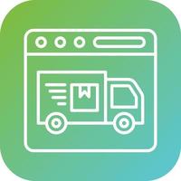 Express Shipping Vector Icon Style