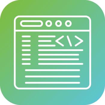 Coding Vector Icon Style