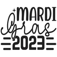 mardi gras 2023 vector