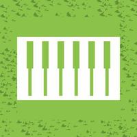 Piano Keyboard Vector Icon