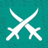Sword Fighting Vector Icon