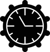 vector diseño hora administración icono estilo