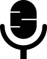 Vector Design Microphone Icon Style