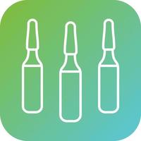 Ampoule Vector Icon Style