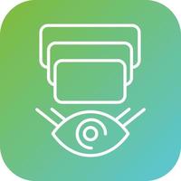 Depth Perception Vector Icon Style