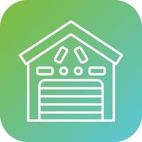 Warehouse Vector Icon Style