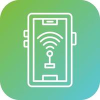 Wifi Tethering Vector Icon Style