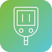 Glucose Checkup Vector Icon Style