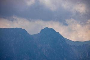 landscape of the Tatra Mountains and photo