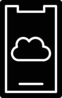 Vector Design Mobile Cloud Icon Style