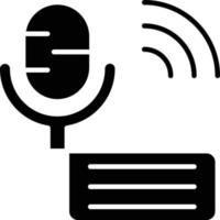 vector diseño podcast icono estilo
