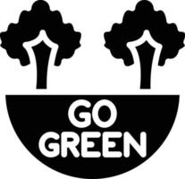 Go Green Vector Icon Style