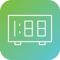 Digital Clock Vector Icon Style