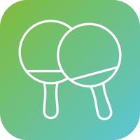 Ping Pong Vector Icon Style