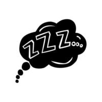 ZZZ vector icon . Sleep illustration sign . rest symbol.