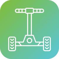 Hoverboard Vector Icon Style